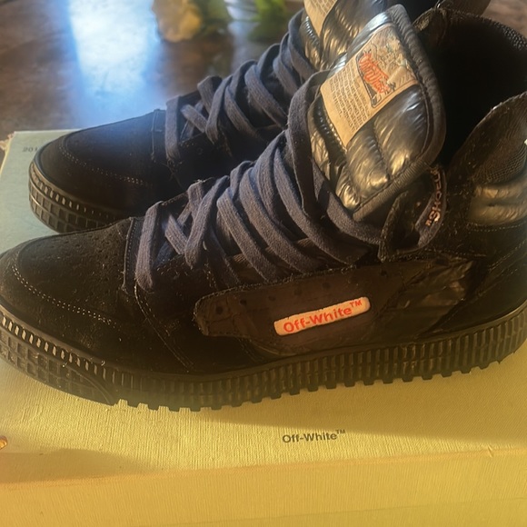 Off white 3.0 size 39 suede n leather high top - Picture 2 of 7